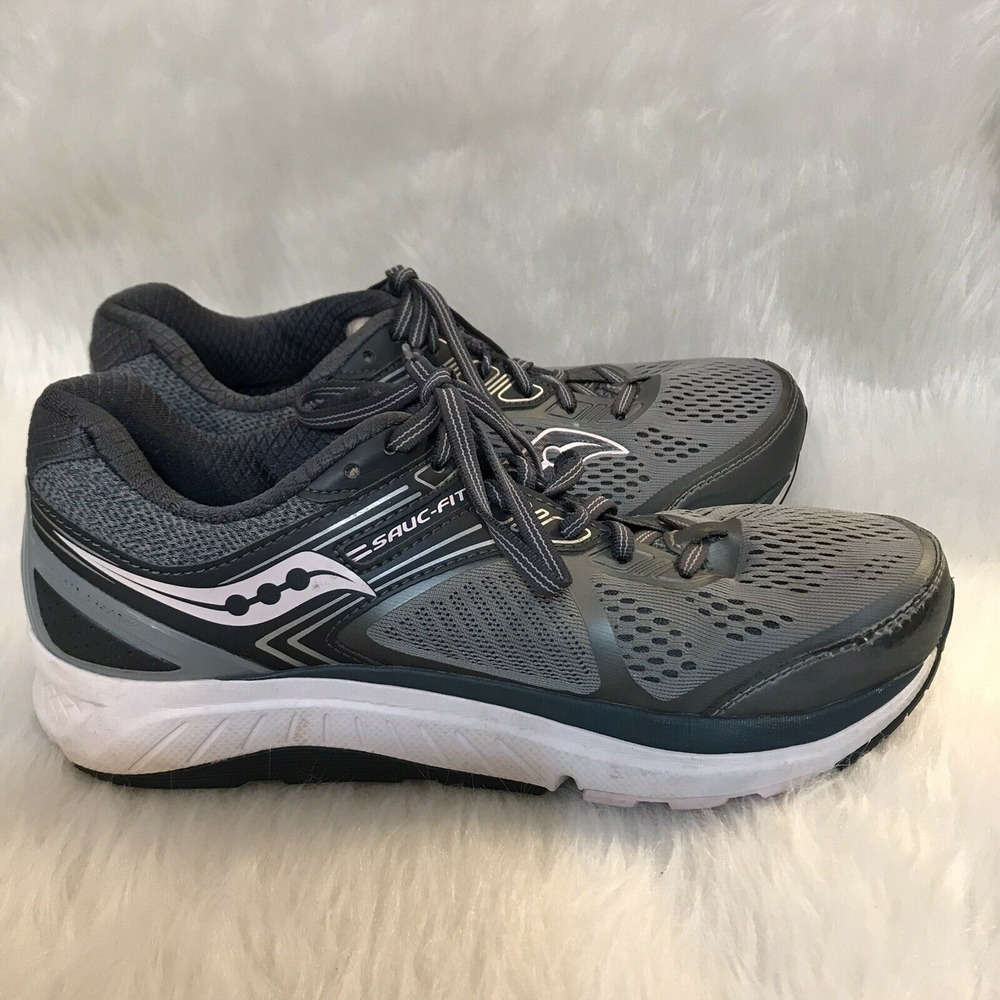 SAUCONY EVERUN ECHELON 7 Shoes Gray WHITE Pink Running Womens 9.5 Walking XT 900